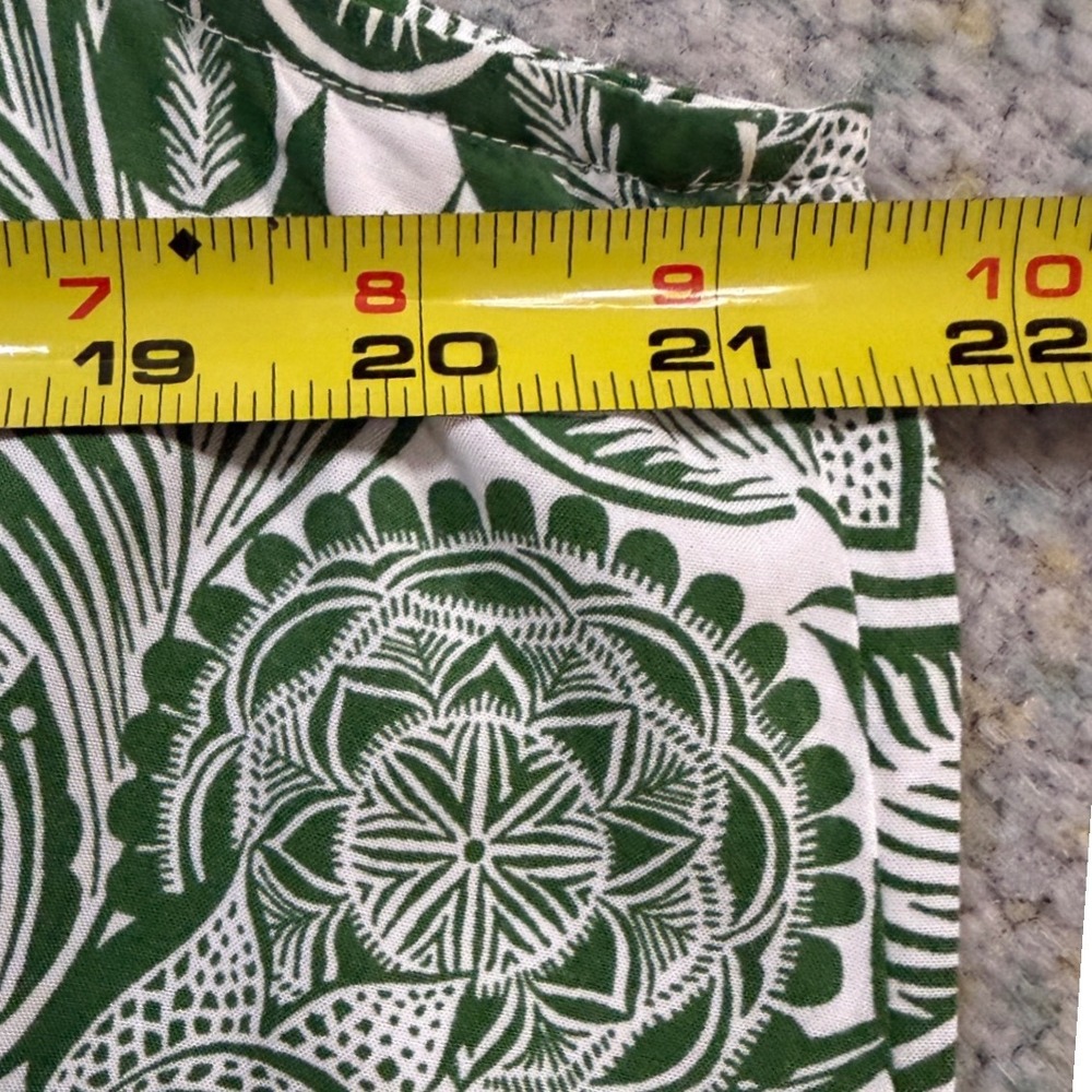 J Jill Floral Sleeveless Shift Dress Pockets Resortwear Tropical Beach Womens L - Picture 9 of 15